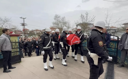 Emekli Polis Talip Çakır Son Yolculuğuna Uğurlandı