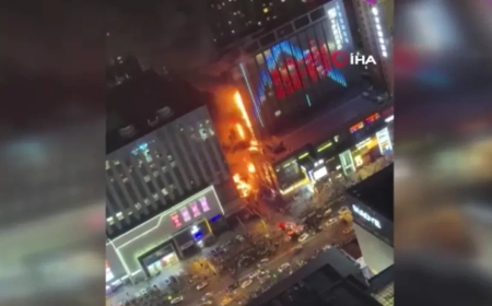 Çin'de Gökdelen Yangını Faciası: Çok Sayıda Ölü ve Yaralı Var