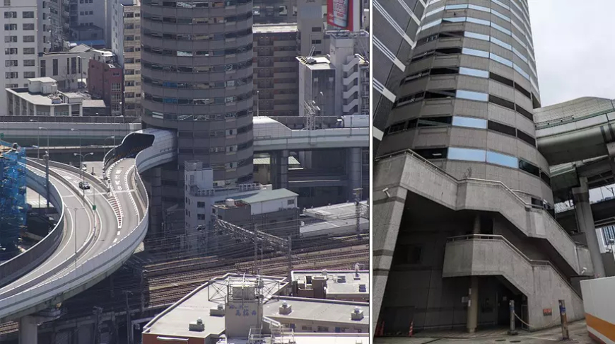 Binanın Tam Ortasında Otoyol Geçiyor! Bu Yapı Görenleri Şaşkına Çeviriyor