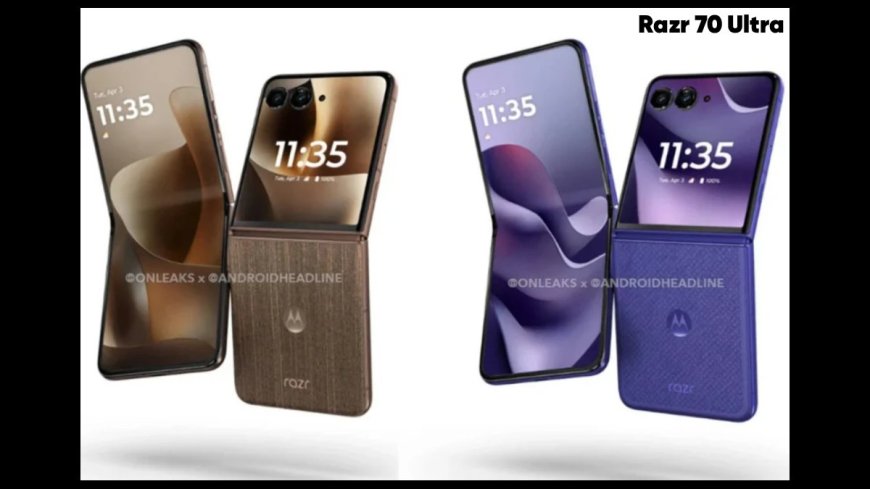 Motorola Razr 70 Ultra’nın Resmi Render’ları Sızdırıldı: Tasarımı ve Özellikleri Belli Oldu!