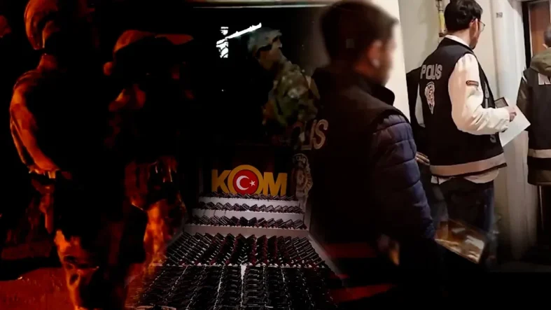 41 İlde Silah ve Mühimmat Kaçakçılığı Operasyonu: 135 Şüpheli Yakalandı