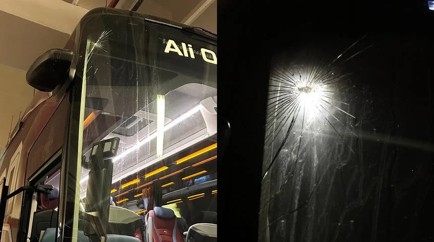 Trabzonspor Takım Otobüsüne Antalya’da Taşlı Saldırı: Kulüplerden Sert Kınama