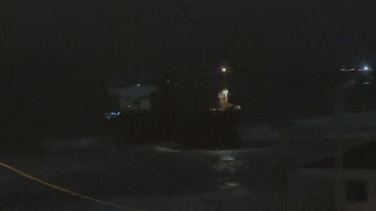 Son dakika: İstanbul’da gemi kazası Sarıyer’de yük gemisi karaya oturdu