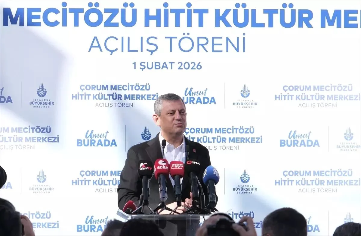 Özgür Özel Mecitözü’nde Hitit Kültür Merkezi’nin Açılışını Yaptı: "Mecitözü’nü Canlandıracağız"